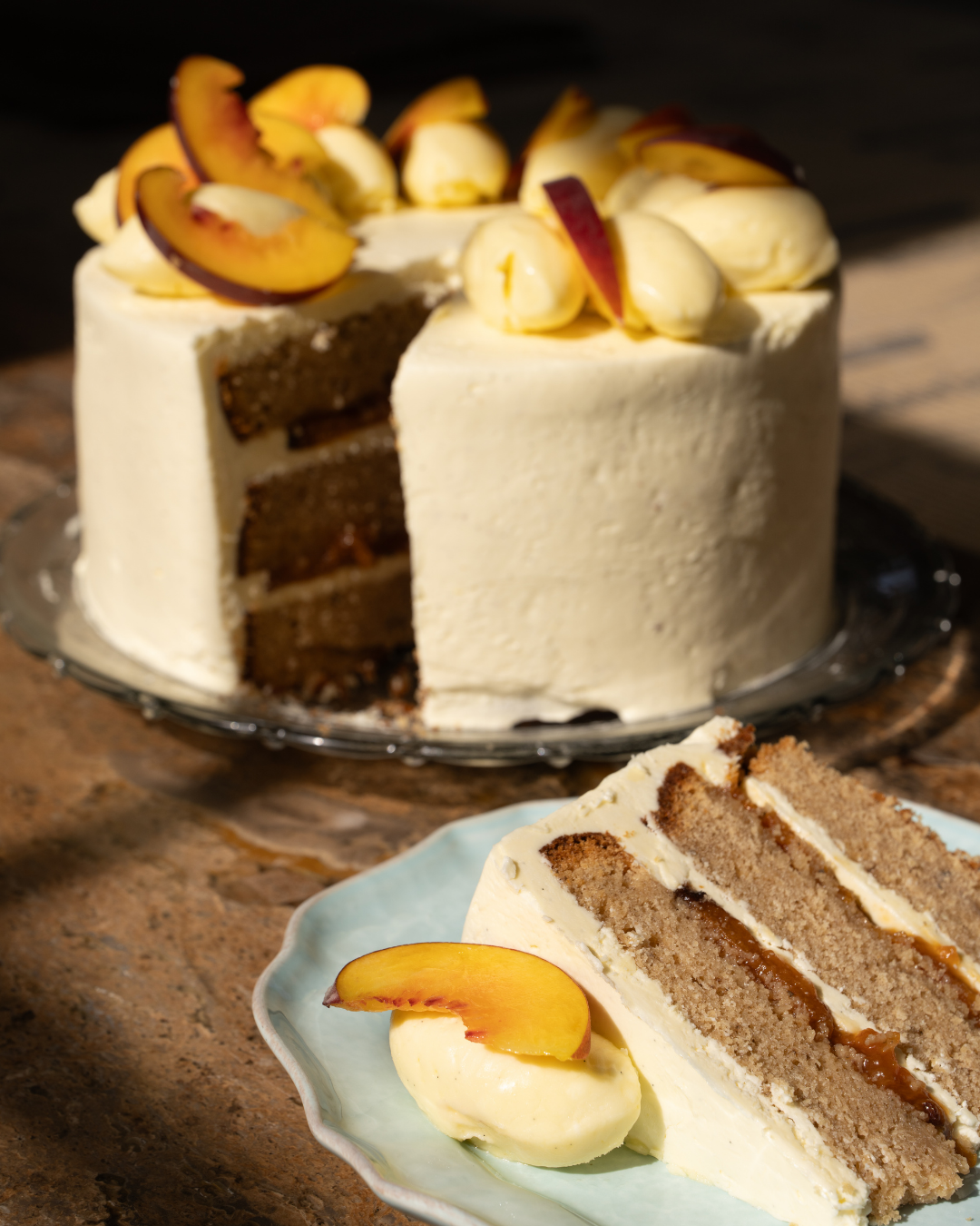 Whole Peach & Jasmine Cake