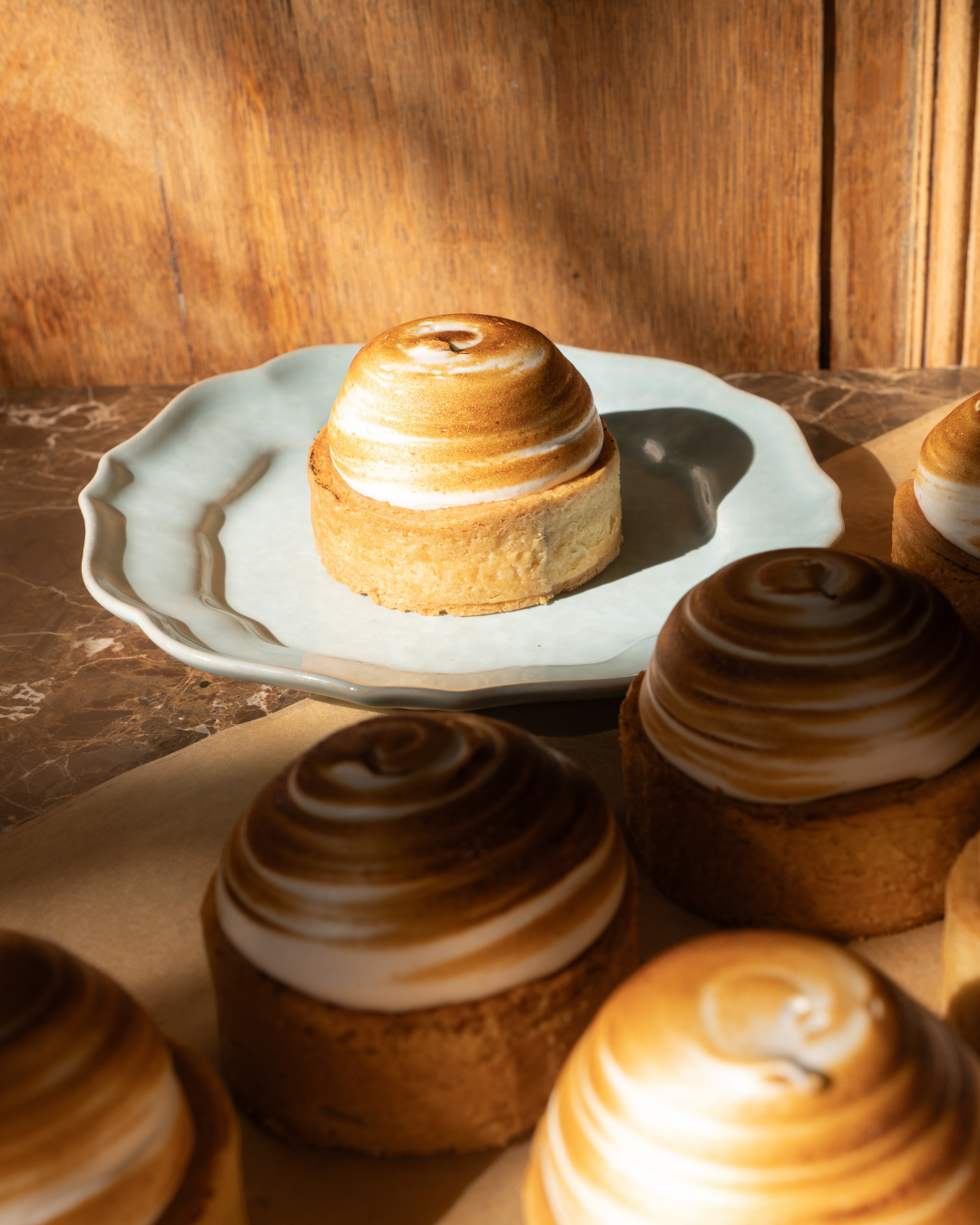 Lemon, Lime & Burnt Meringue Tart